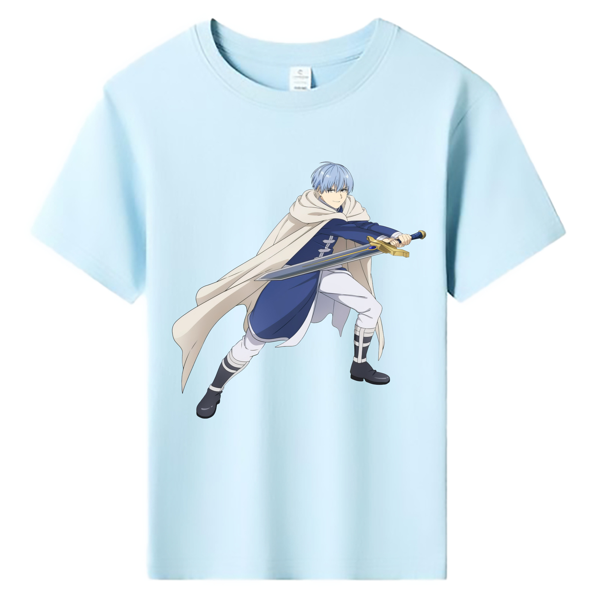 （画像用） 葬送のフリーレン Frieren 綿100％キッズTシャツ（フロントプリント）